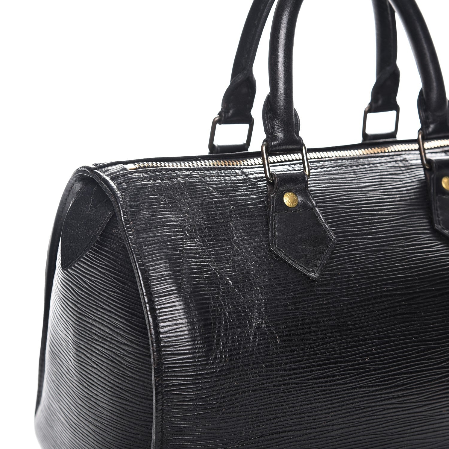 Louis Vuitton Epi Speedy 25 Black 13 of 19