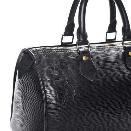 Louis Vuitton Epi Speedy 25 Black 13 of 19