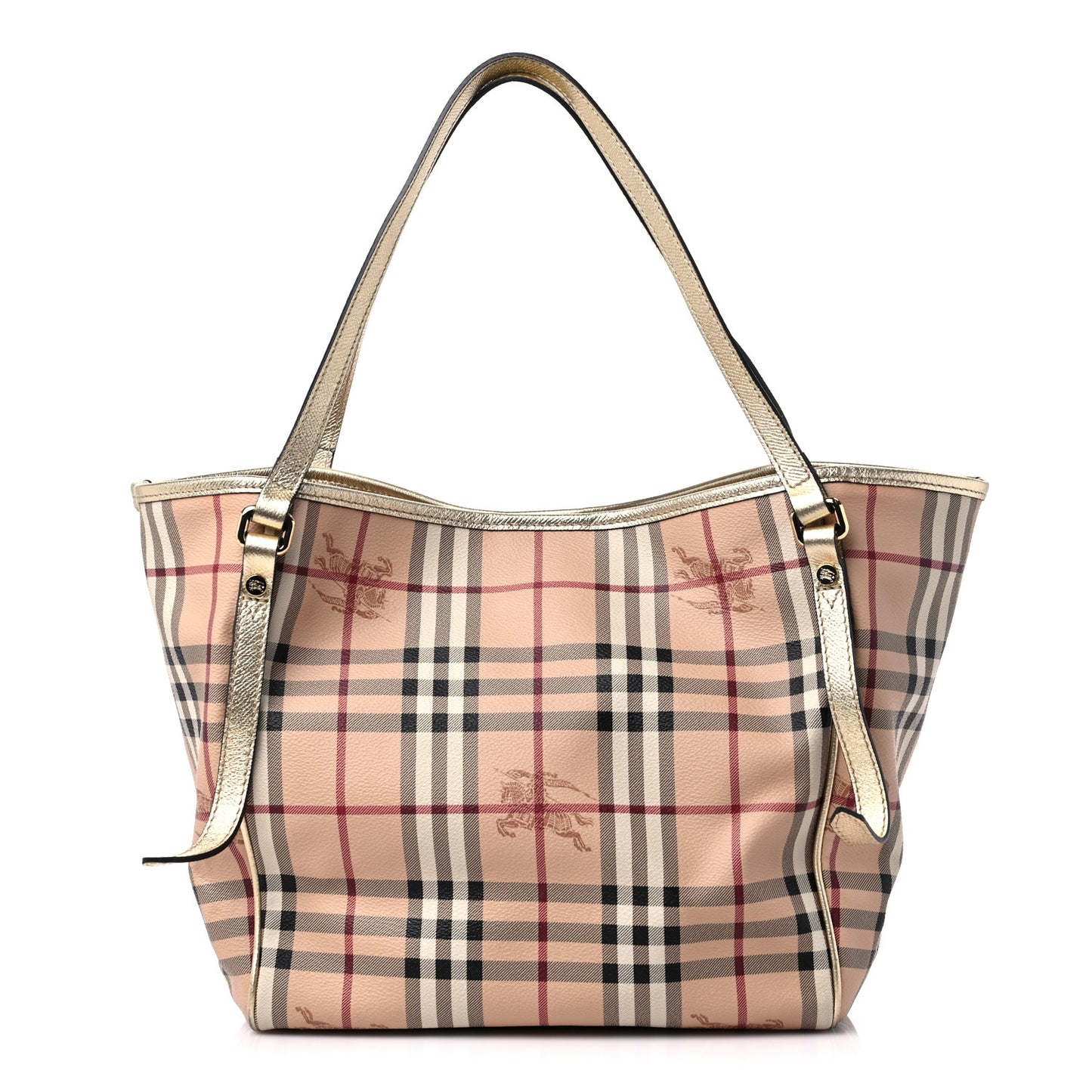 Haymarket Check Small Canterbury Tote Gold