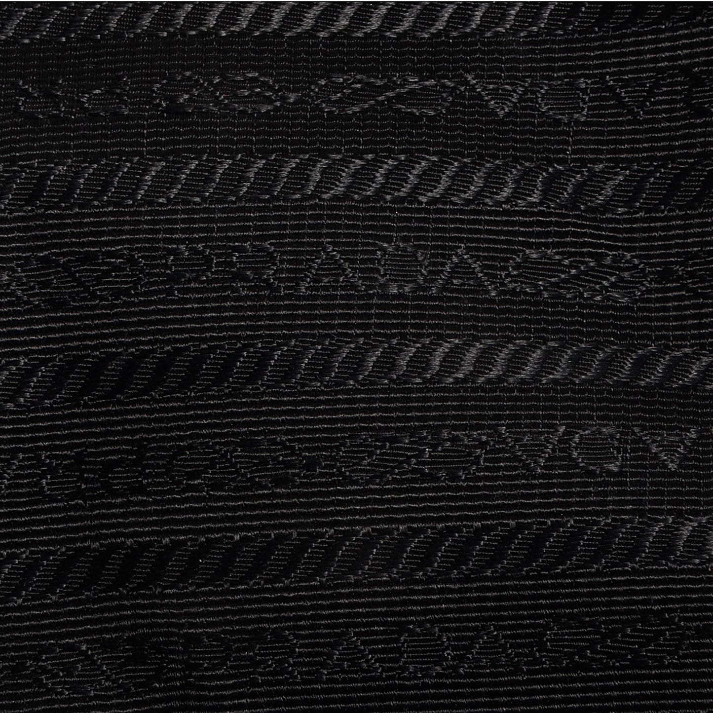 Tessuto Nylon Chevron Quilted Chain Bag Nero Black