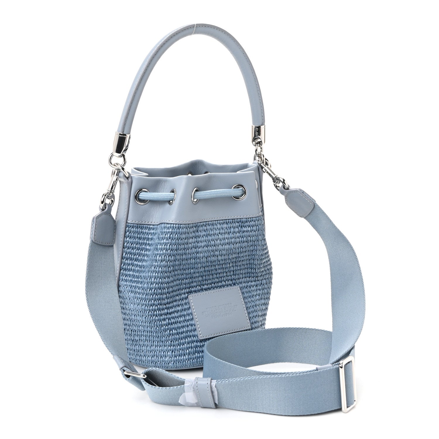 Marc Jacobs Woven The Bucket Bag Pale Blue 3 of 10