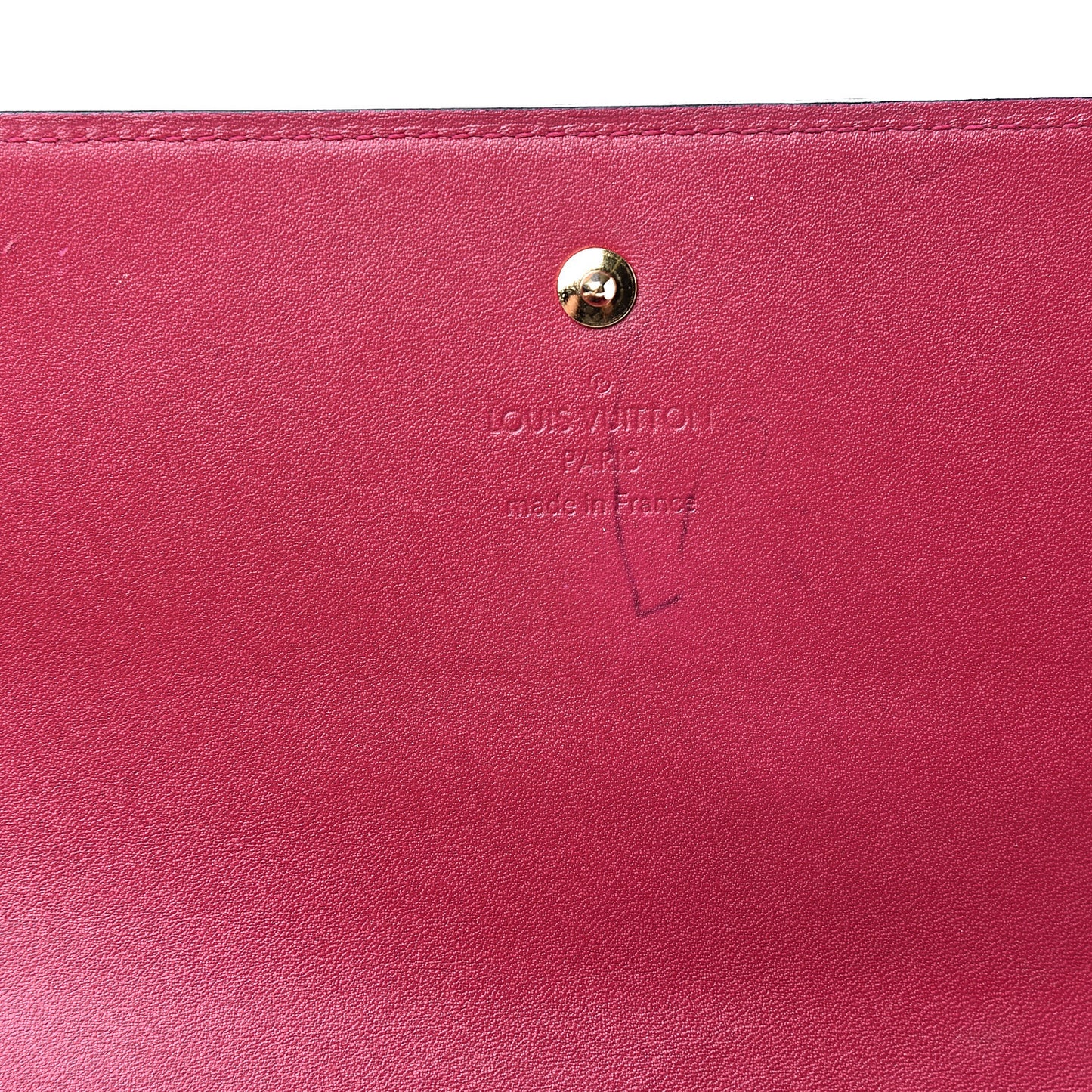 Vernis Chaine Wallet Rose Indien