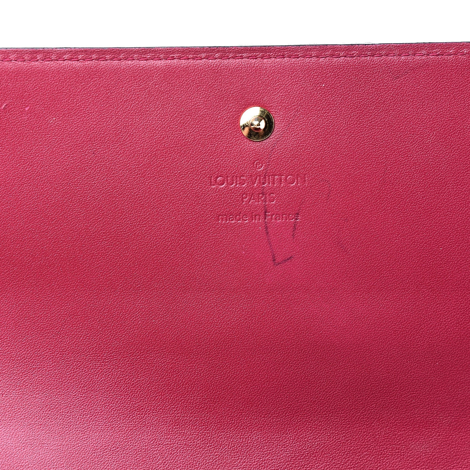 Louis Vuitton Vernis Chaine Wallet Rose Indien 5 of 8