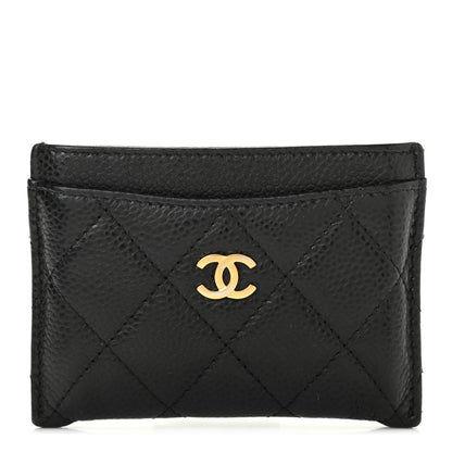 Chanel Caviar Quilted Card Holder Black 1 of 8
