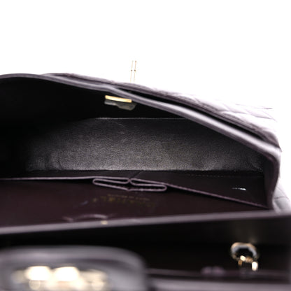 Chanel Lambskin Quilted Small Double Flap Dark Brown 5 of 14