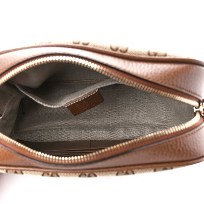 Gucci Monogram Mini Bree Messenger Bag Beige Tabacco 5 of 11