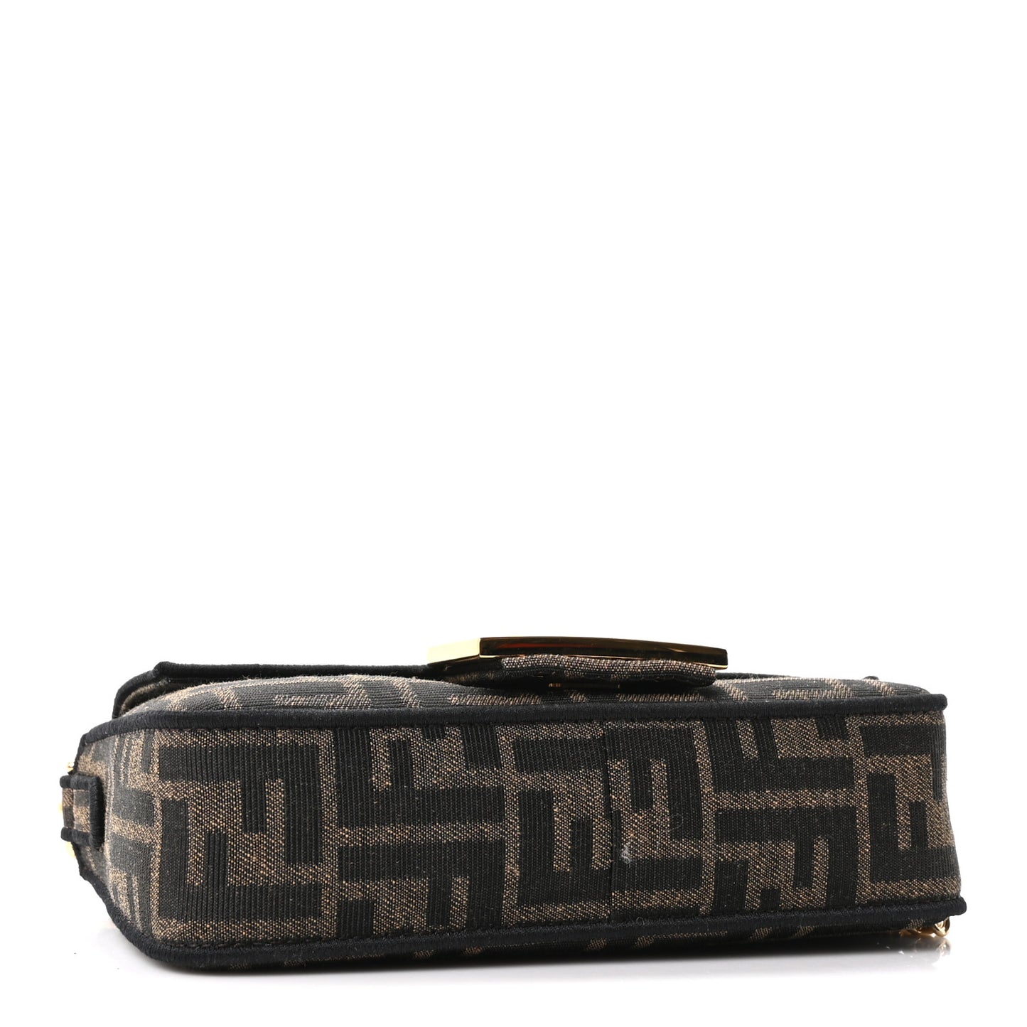 Fabric Jacquard FF 1974 Mini Baguette Tobacco Moro Black