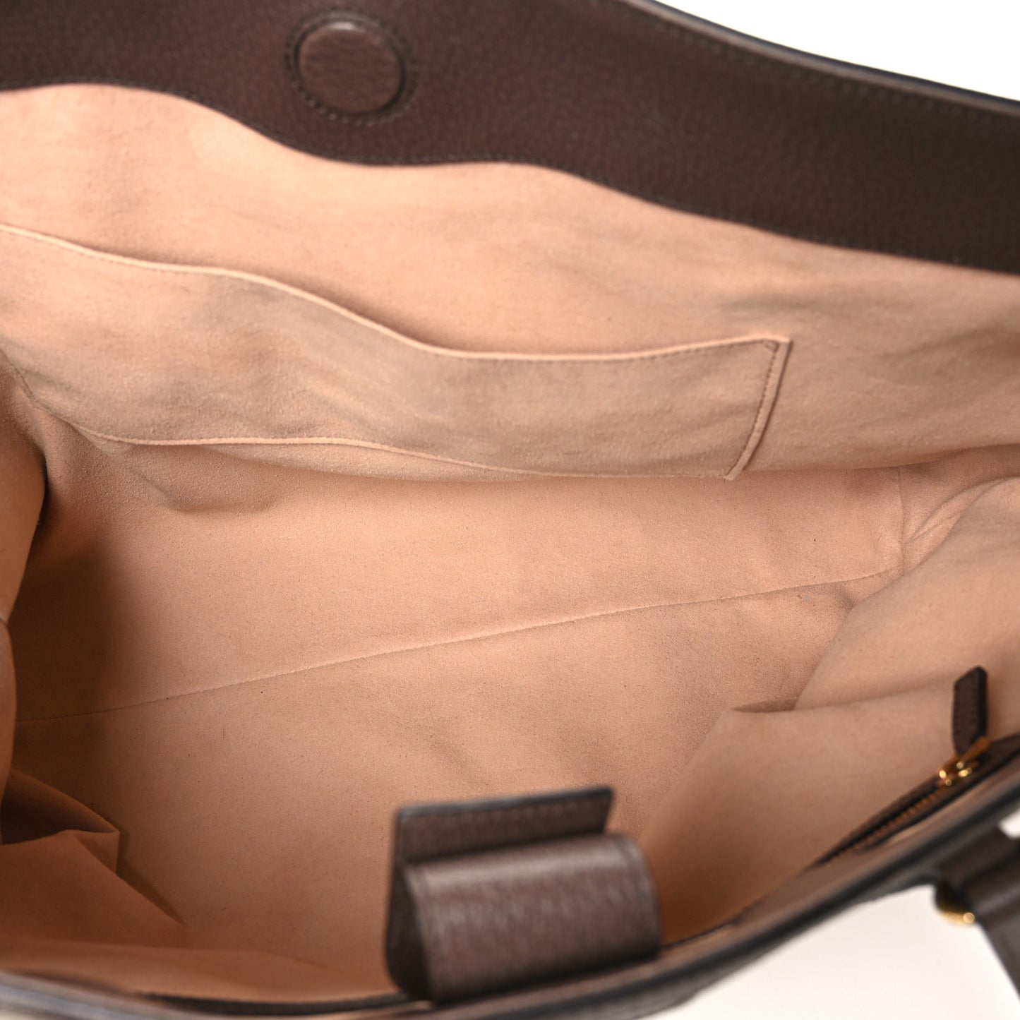 GG Supreme Monogram Textured Calfskin Web Medium Ophidia Shopping Tote Beige Ebony New Acero
