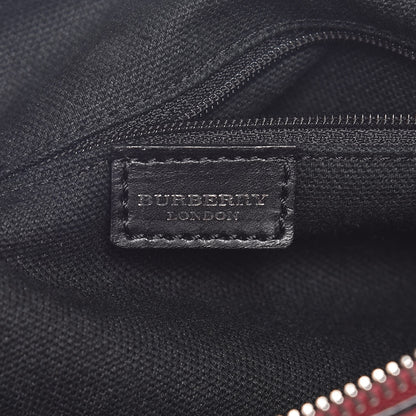 Burberry House Check Studded Satchel Red 7 of 9