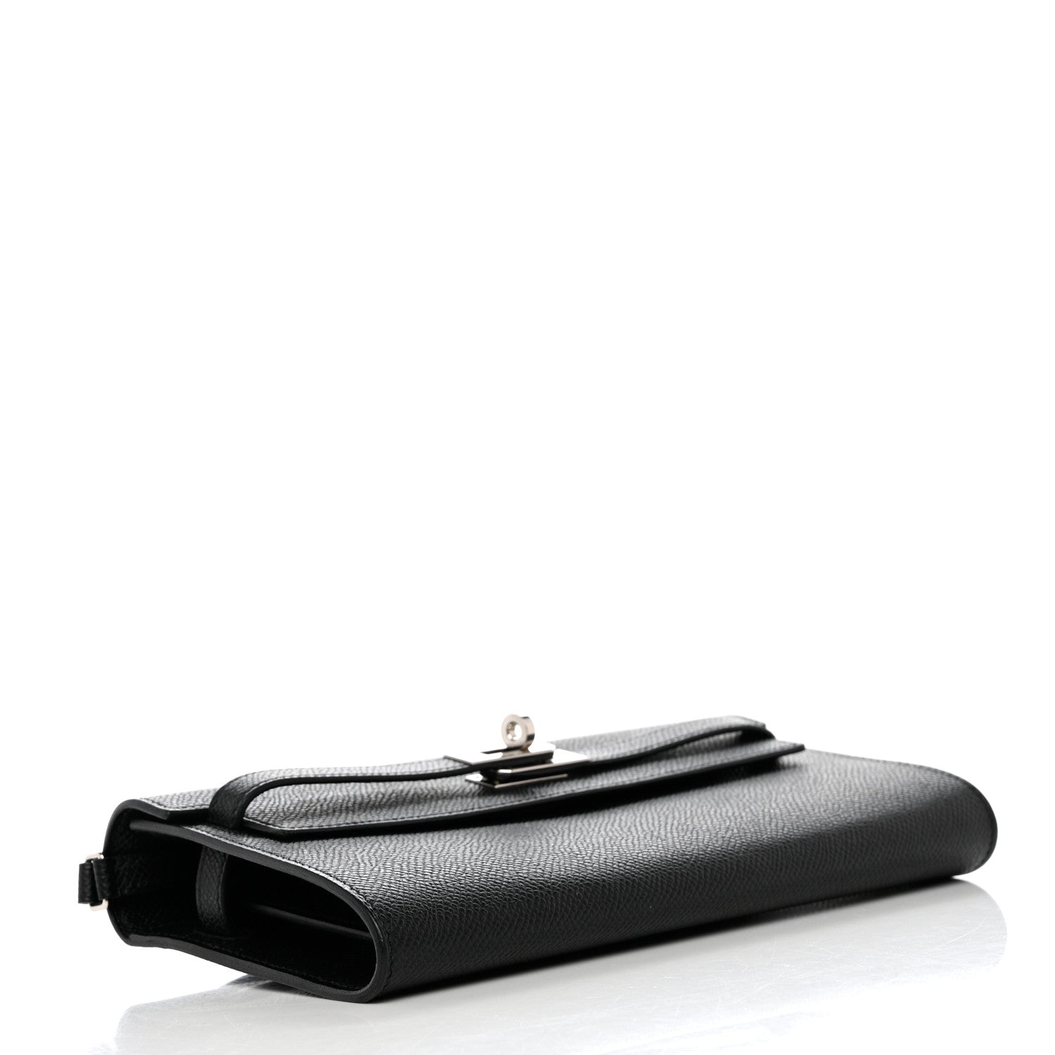 Hermes Epsom Kelly Wallet To Go Black 4 of 9
