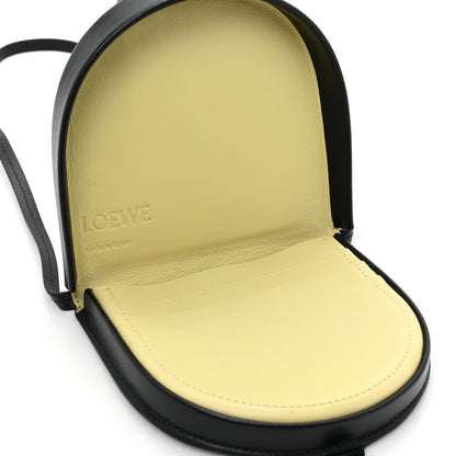 Loewe Calfskin Crystal Flower Mini Heel Pouch Black 5 of 10