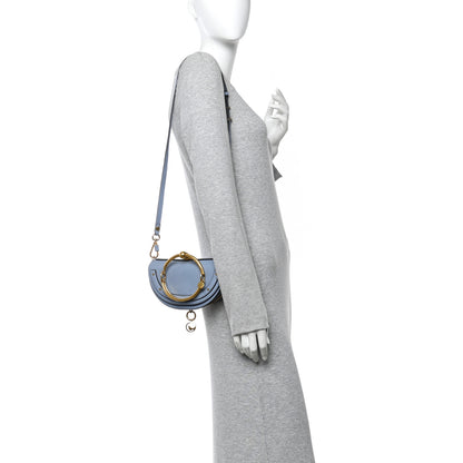 Chloe Calfskin Small Nile Bracelet Minaudiere Bag Washed Blue 2 of 13