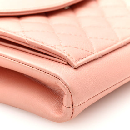 Chanel Calfskin Quilted Smart Pocket Crossbody Bag Light Pink 9 of 10