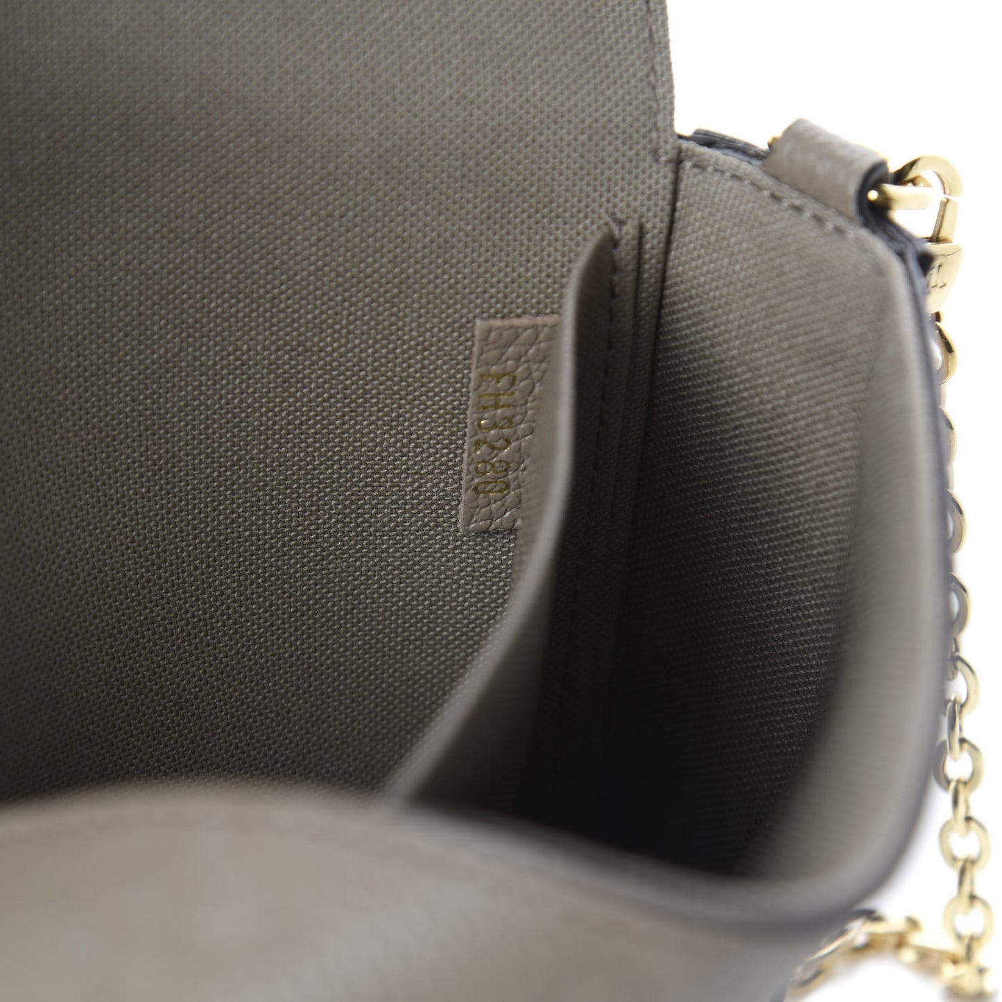 Empreinte Pochette Felicie Chain Wallet Tourterelle
