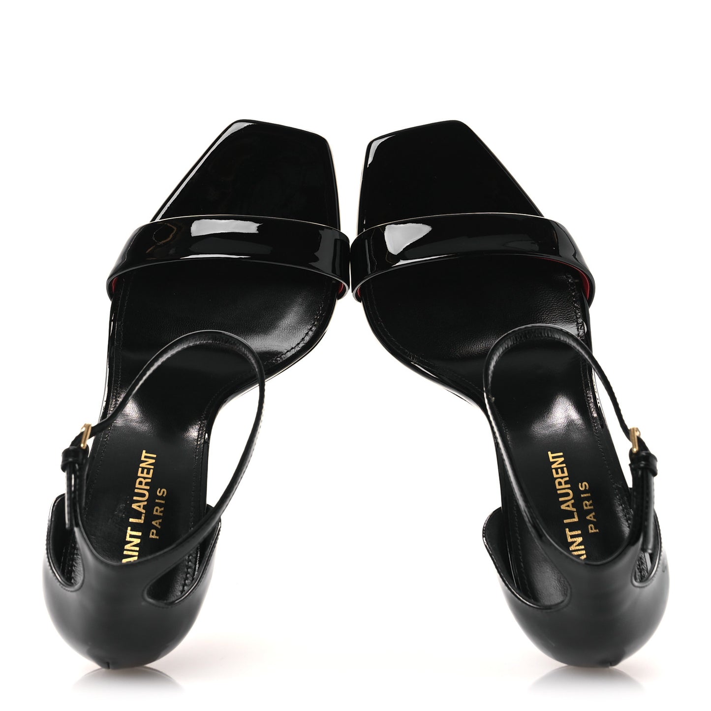 Vernice Chiffon Amber 105 Ankle Strap Sandals 38 Black