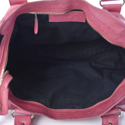 Balenciaga Agneau Giant 21 Silver Hardware Part Time Framboise 5 of 21