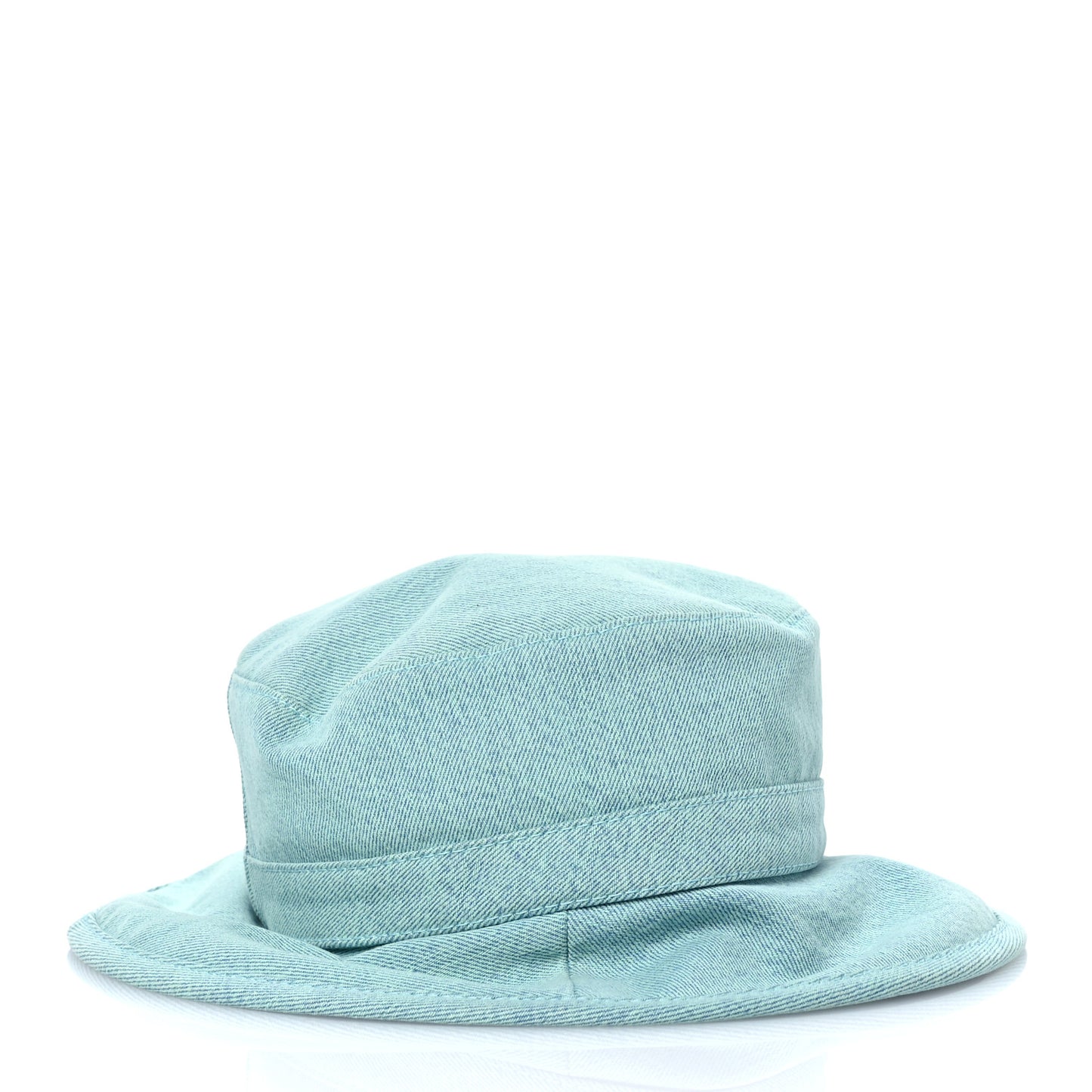 Denim Logo Bucket Hat S Light Blue