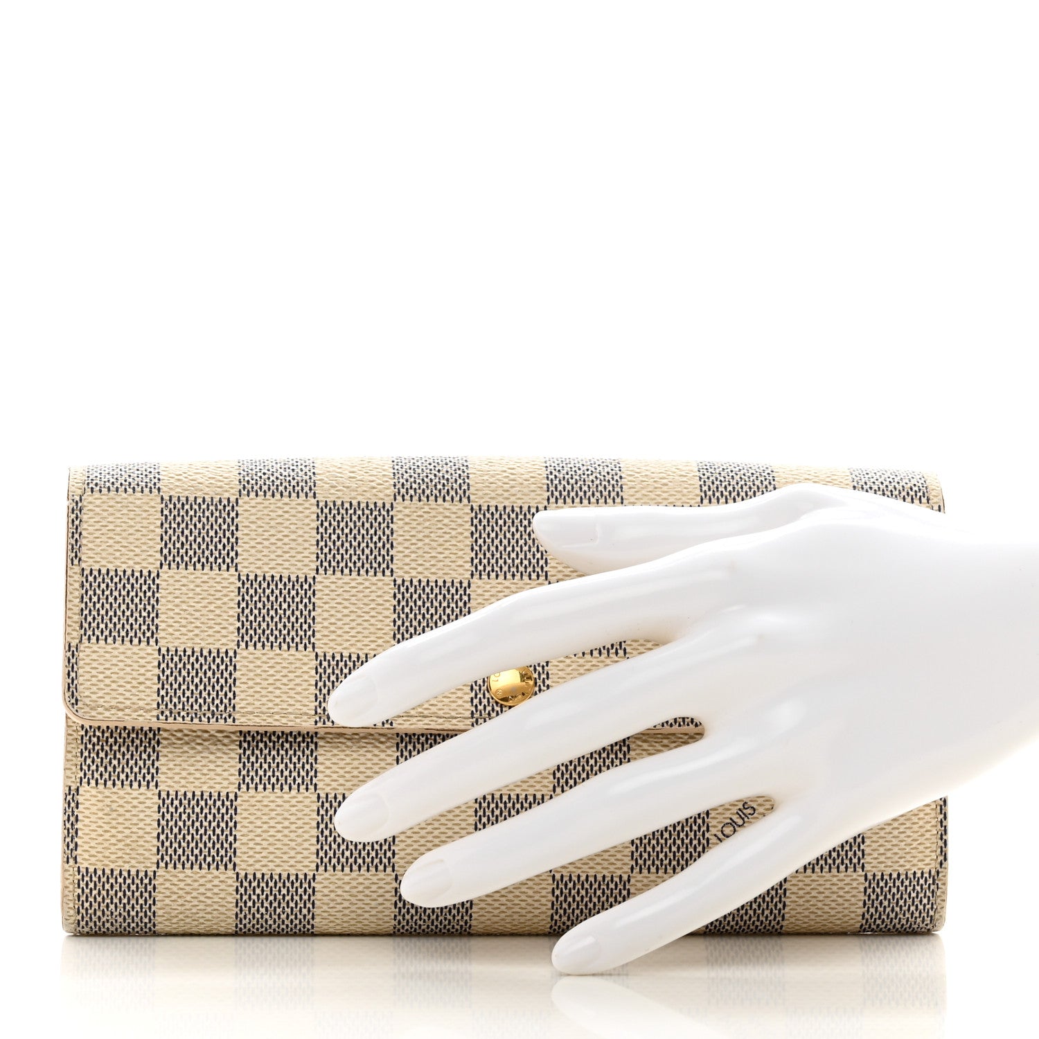 Louis Vuitton Damier Azur Sarah Wallet 2 of 13