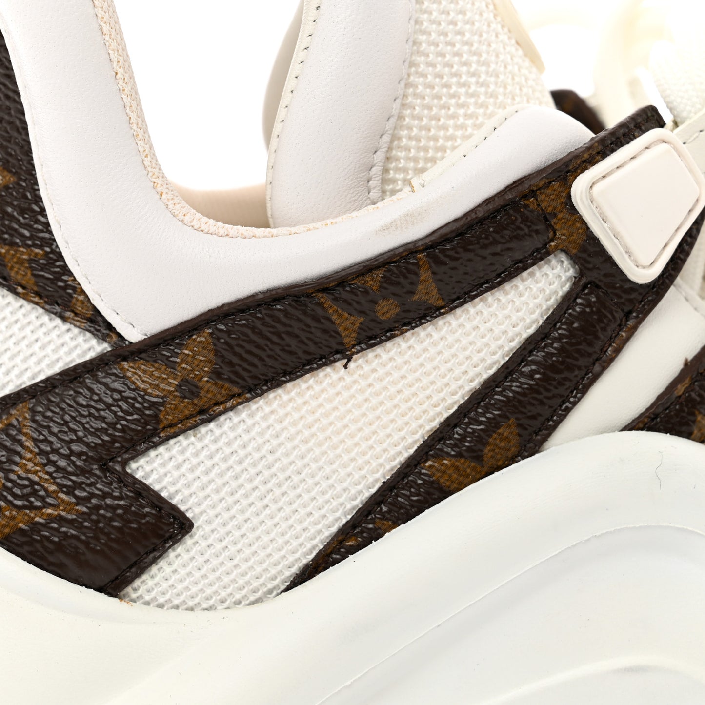 Patent Monogram LV Archlight Sneakers 36.5 White