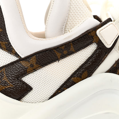 Louis Vuitton Patent Monogram LV Archlight Sneakers 36.5 White 14 of 17