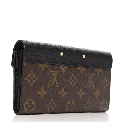 Louis Vuitton Monogram Pallas Wallet Black 2 of 5