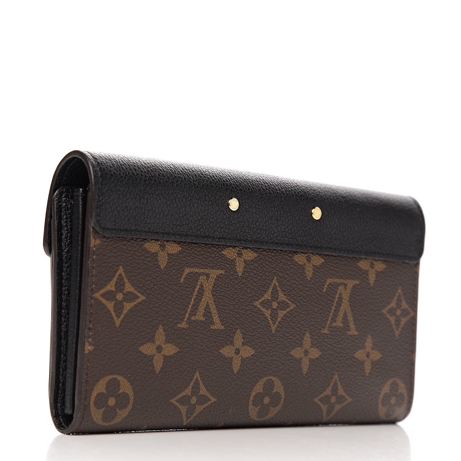 Louis Vuitton Monogram Pallas Wallet Black 2 of 5