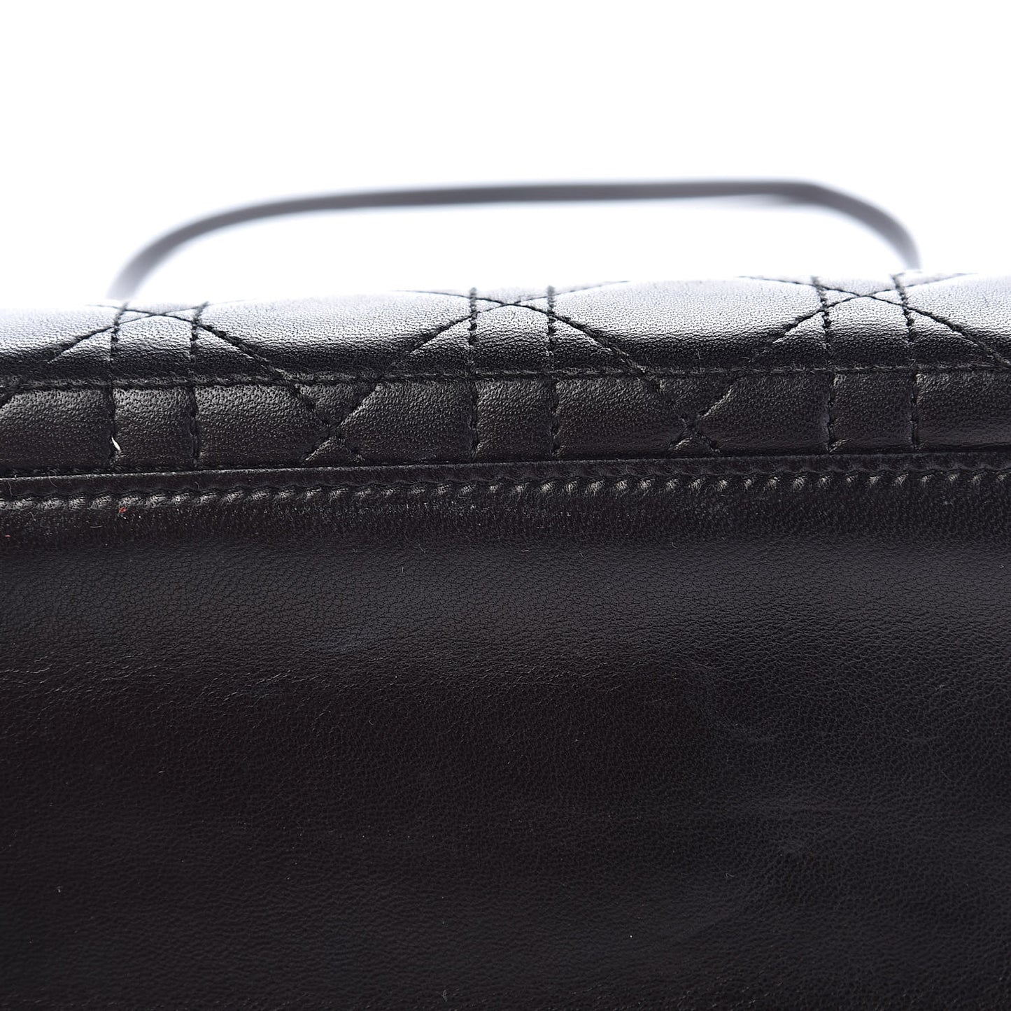 Lambskin Cannage Medium Lady Dior Black