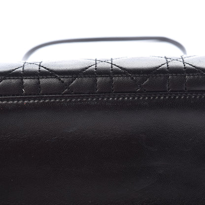 Christian Dior Lambskin Cannage Medium Lady Dior Black 12 of 13