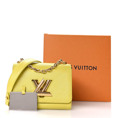 Louis Vuitton Epi Twist Shoulder Bag PM Citron Yellow 11 of 12