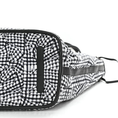 MCM Visetos Large Liz Reversible Shopper Tote Black 13 of 14