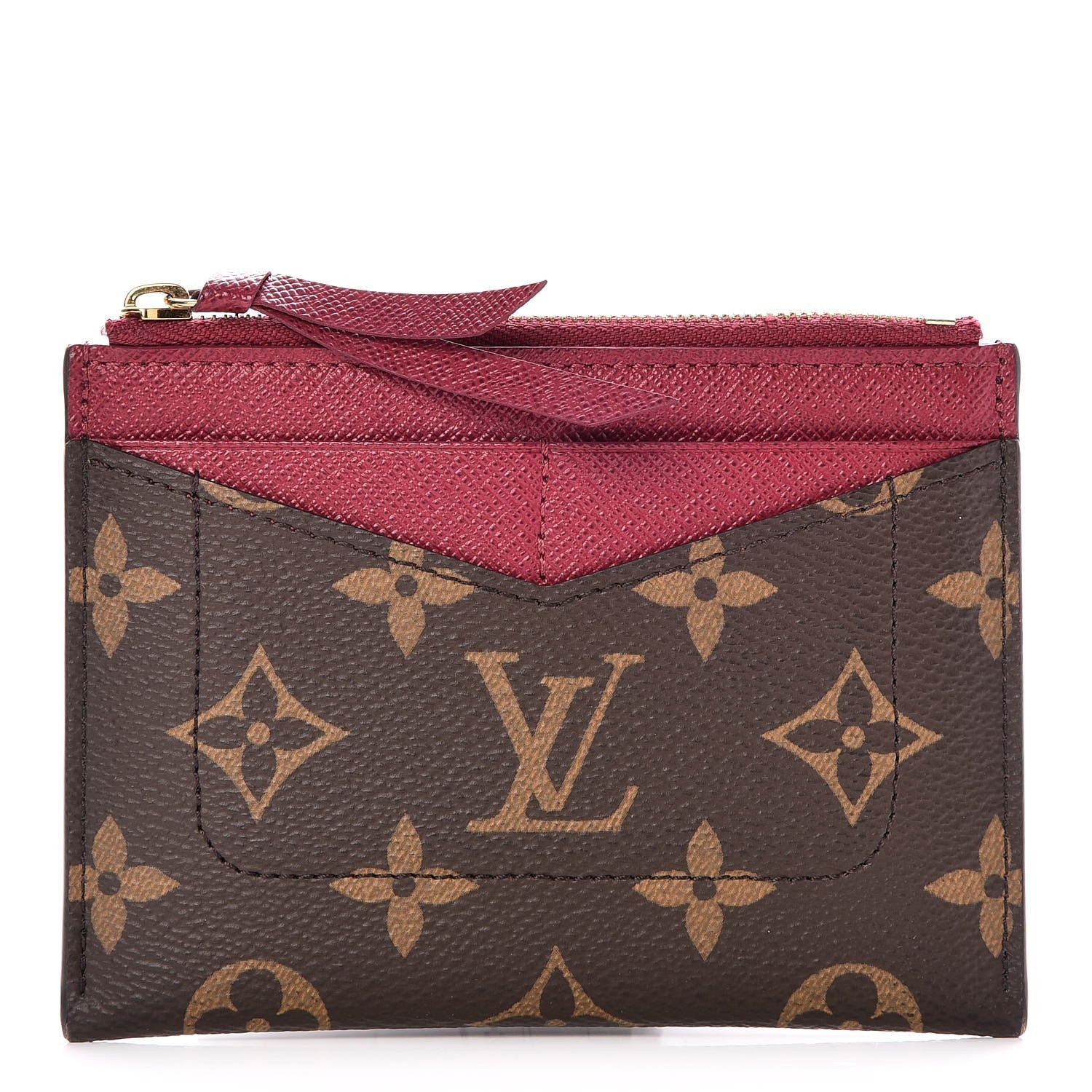 Louis Vuitton Monogram Zipped Card Holder Fuchsia 1 of 6