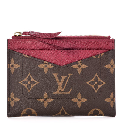 Louis Vuitton Monogram Zipped Card Holder Fuchsia 1 of 6