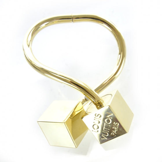 Louis Vuitton Cube Bracelet Gold 6 of 9