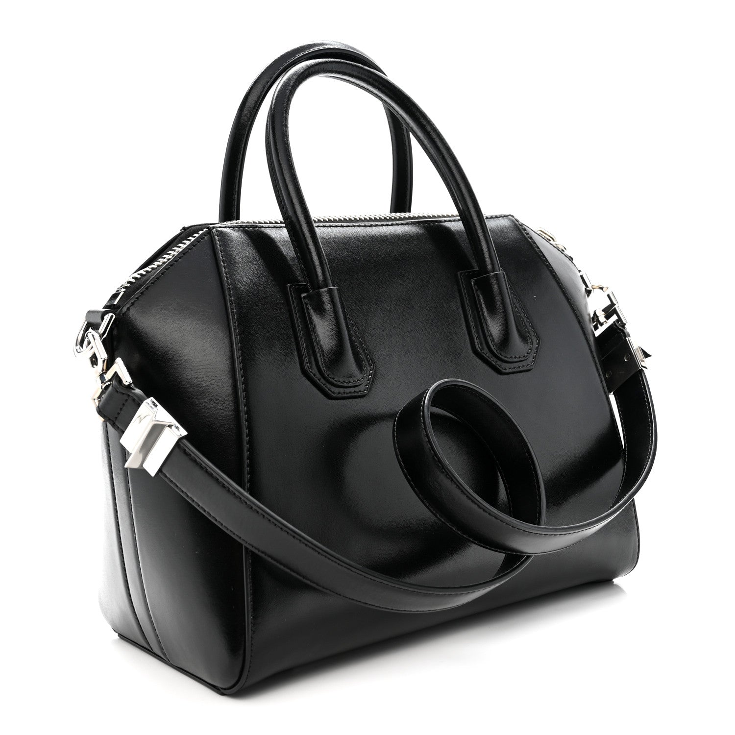 Givenchy Shiny Lord Calfskin Small Antigona Black 3 of 10