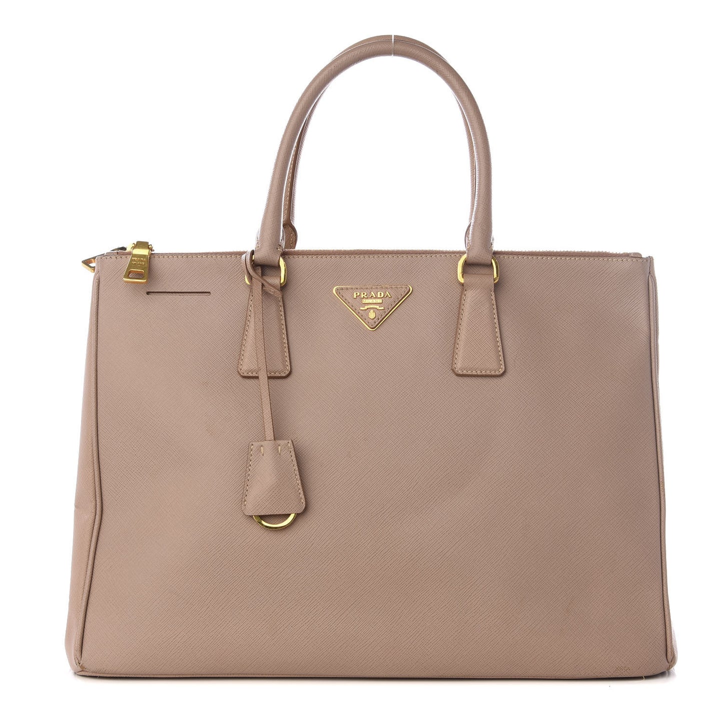 Saffiano Large Galleria Double Zip Tote Cammeo