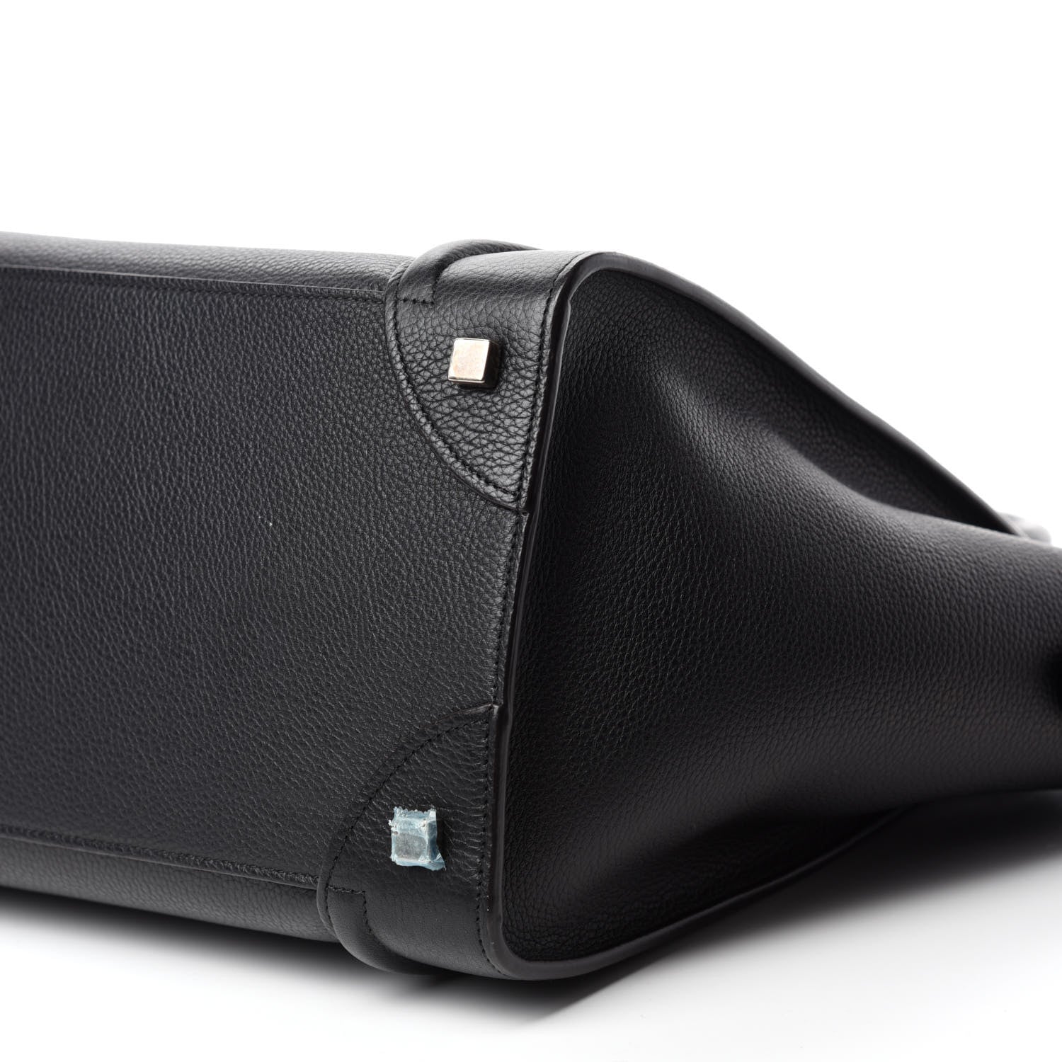 Celine Drummed Calfskin Mini Luggage Black 7 of 14