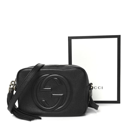 Gucci Pebbled Calfskin Small Soho Disco Bag Black 13 of 13