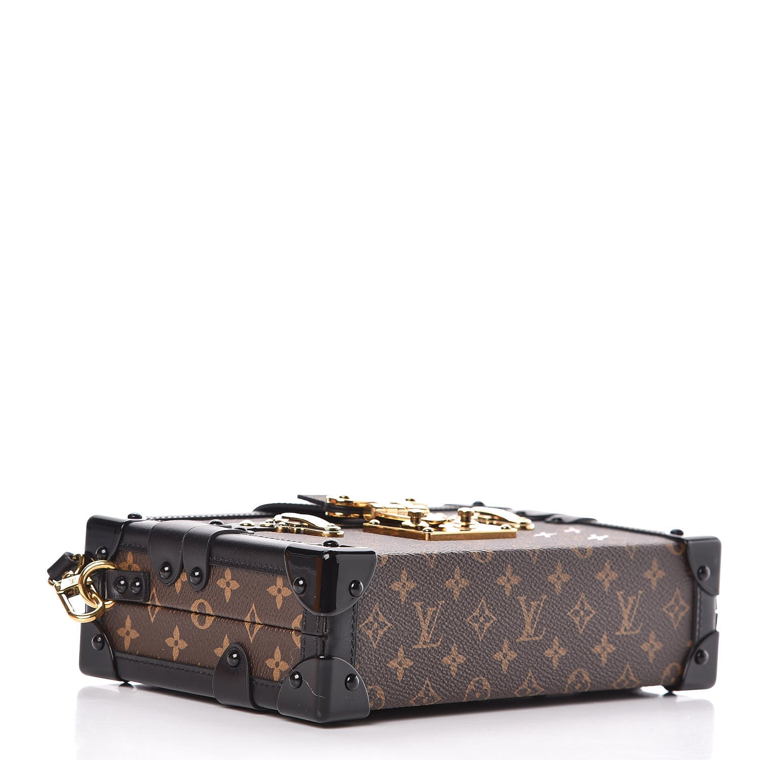 Louis Vuitton Monogram Petite Malle Black 4 of 9