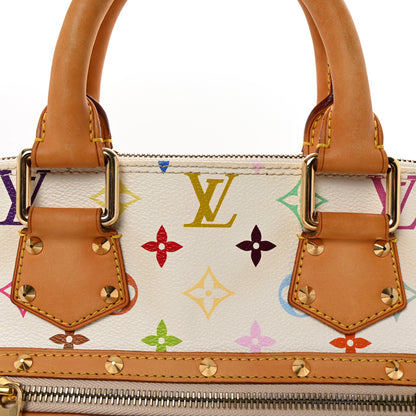 Louis Vuitton Monogram Multicolor Alma White 7 of 9