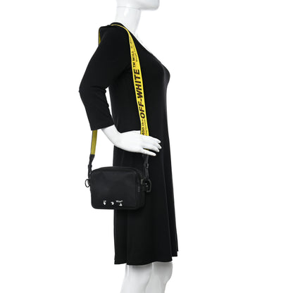 Off-White Nylon Logo Print Crossbody Bag Black 2 of 11