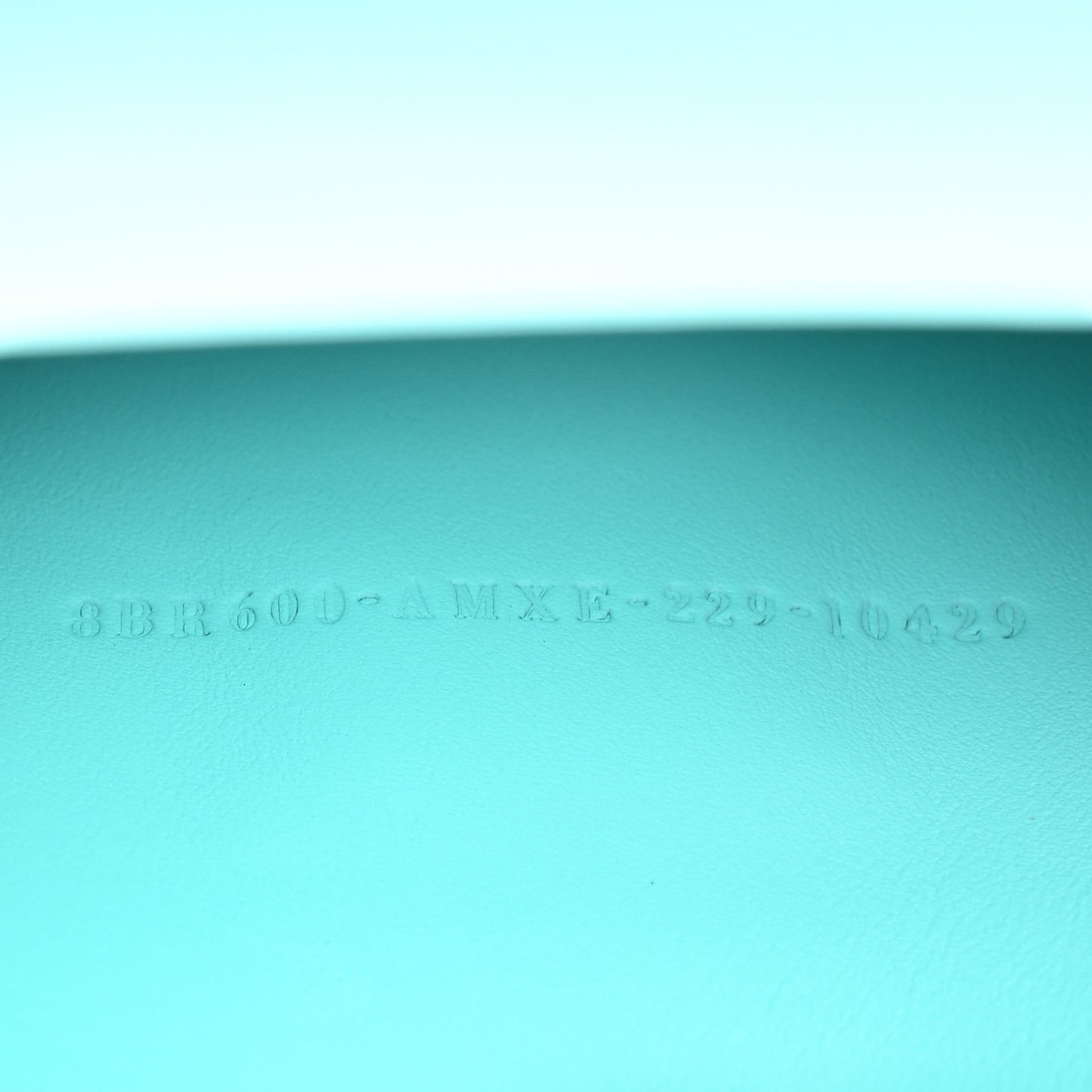 X TIFFANY Nappa Silver Baguette Blue Tiffany Silver