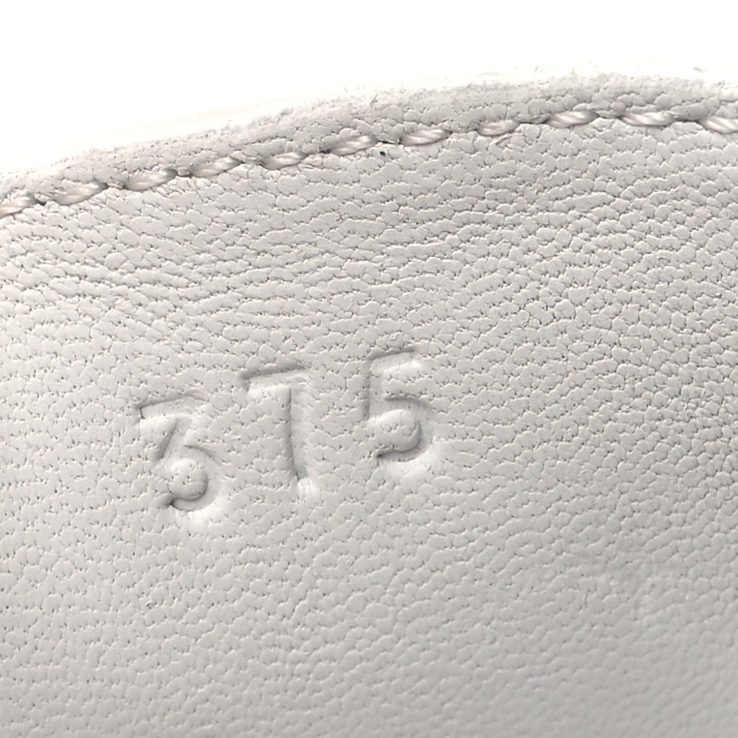 Hermes Calfskin Deep Sneakers 37.5 White Naturel 6 of 9