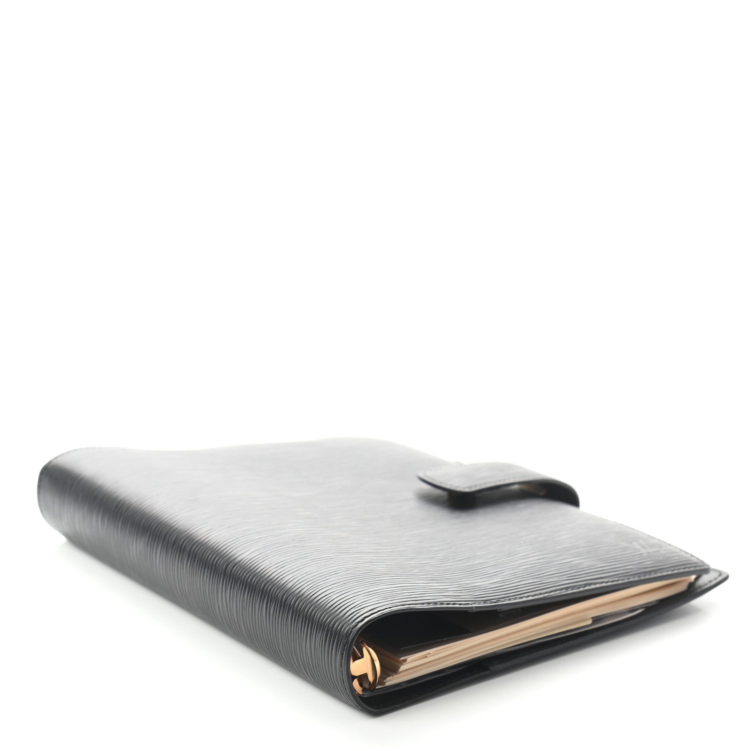 Louis Vuitton Epi Large Ring Agenda Cover Black 4 of 7