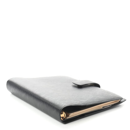 Louis Vuitton Epi Large Ring Agenda Cover Black 4 of 7