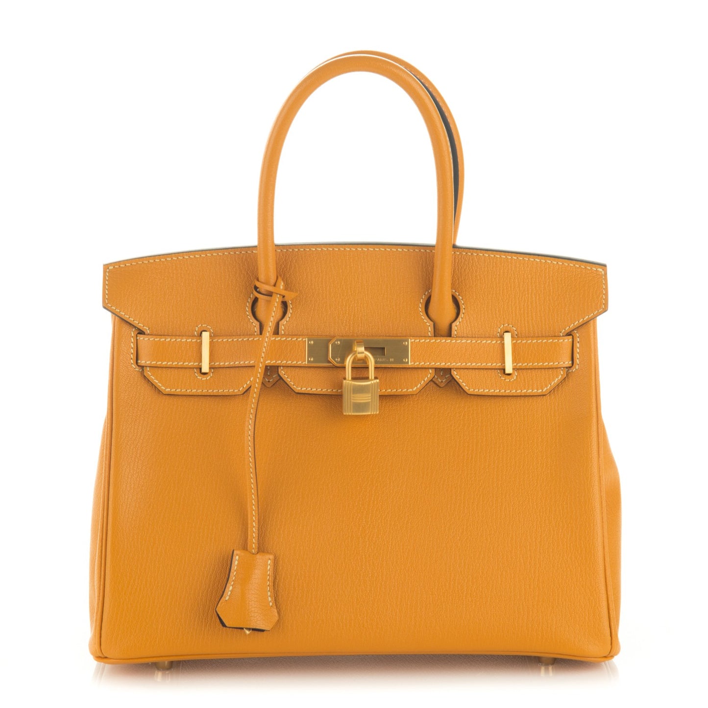 Chevre Mysore Horseshoe Birkin 30 Curry Raisin