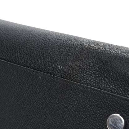 Saint Laurent SAINT LAURENT Grained Calfskin Small Cabas Rive Gauche Black 9 of 9
