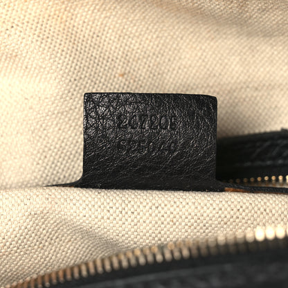 Gucci Calfskin Vintage Web Medium Boston Black 7 of 16