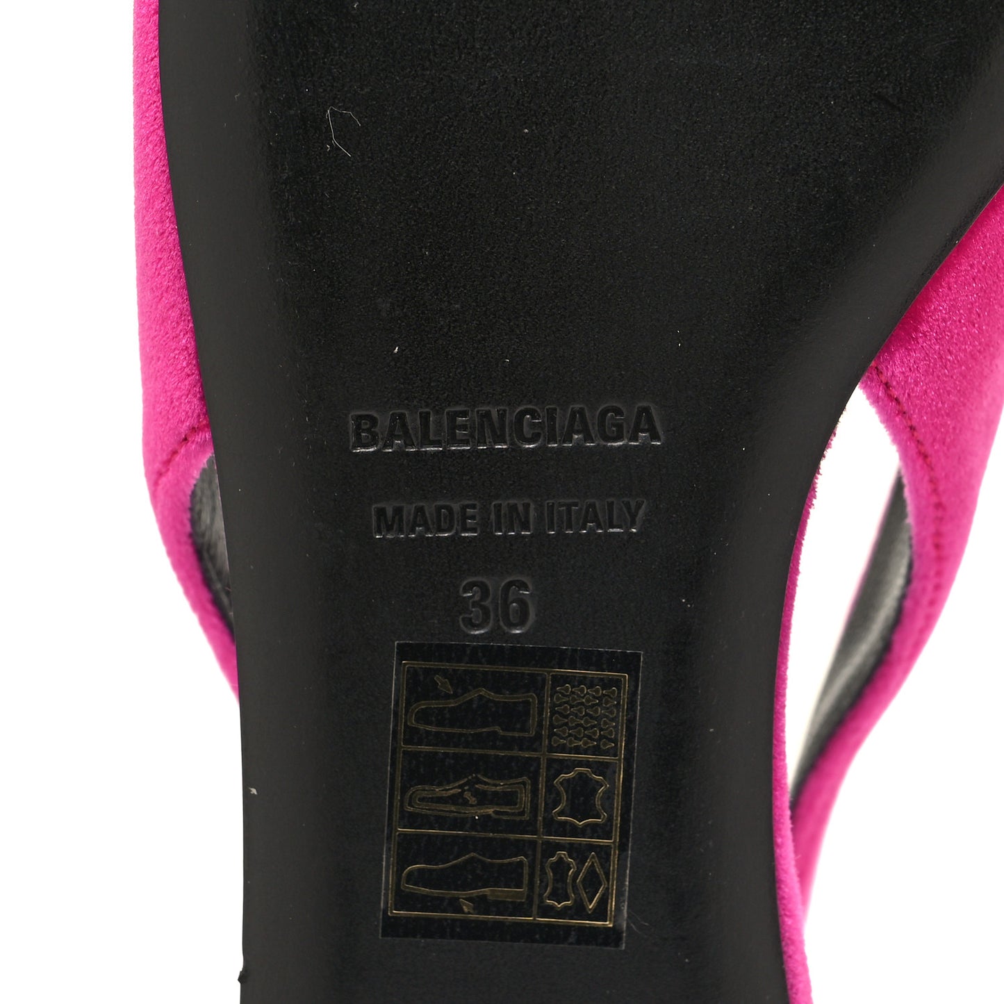 Velvet BB Knife Pointy Toe Slingback Flats 36 Pink