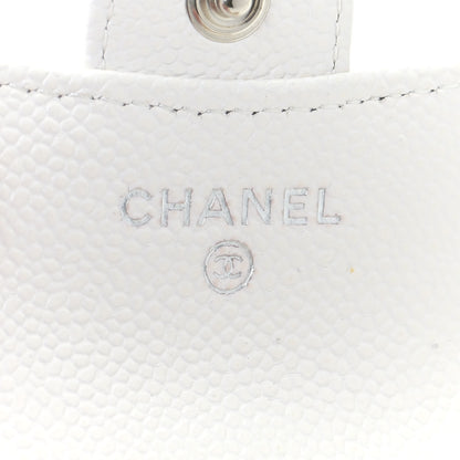 Chanel Caviar Quilted Airpods Pro Case White 4 of 11
