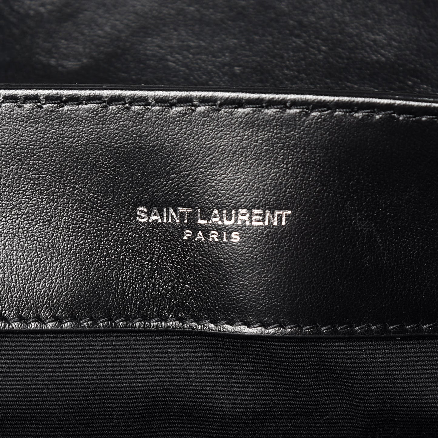 Calfskin Y Quilted Monogram Medium Loulou Satchel Black